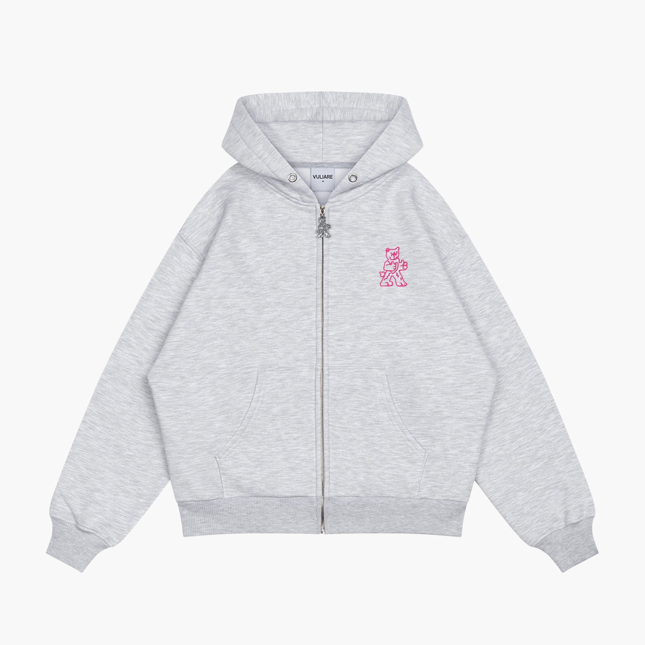 IT’S FINE ZIP HOODIE (MELANGE)