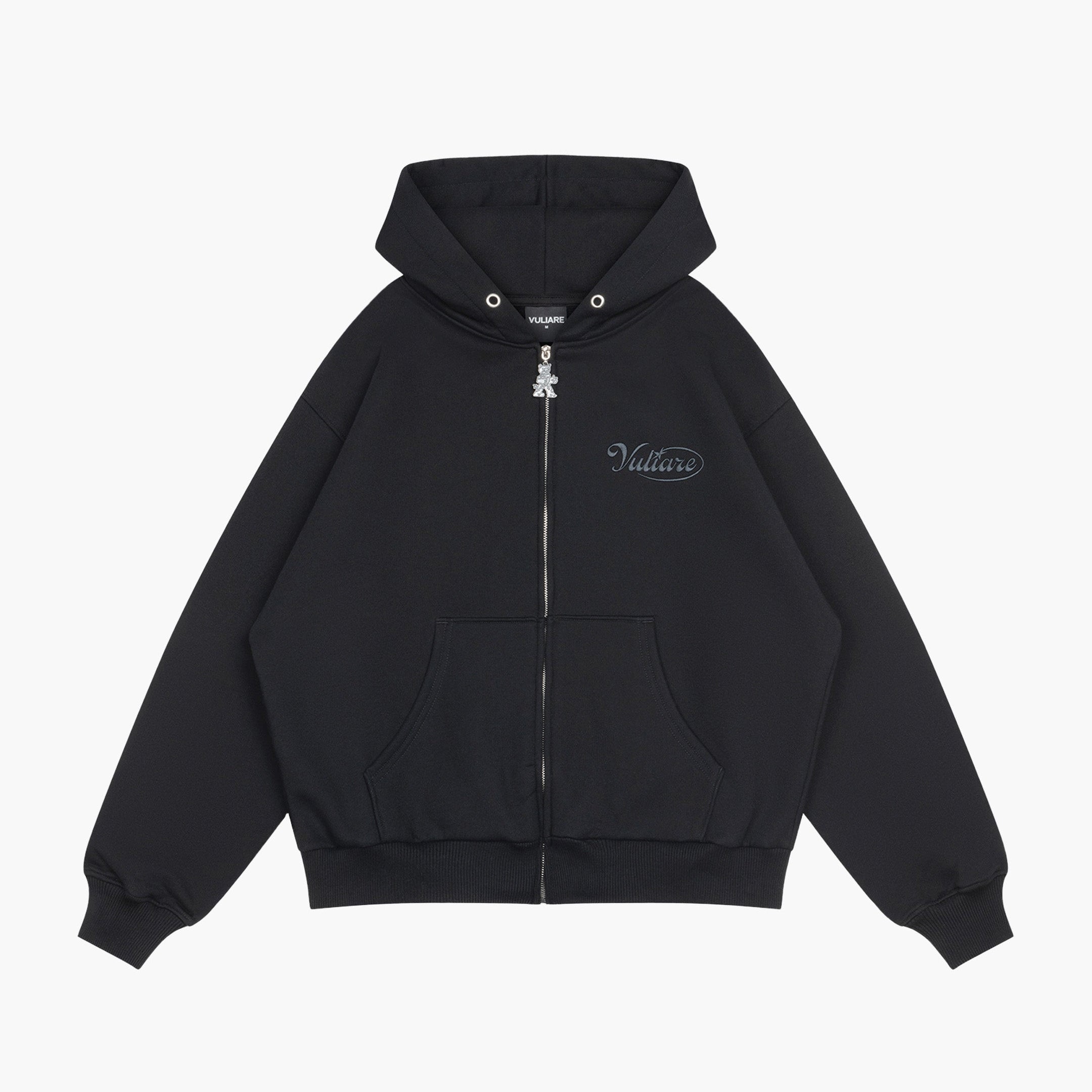 SHOOTING STAR ZIP HOODIE (BLACK)