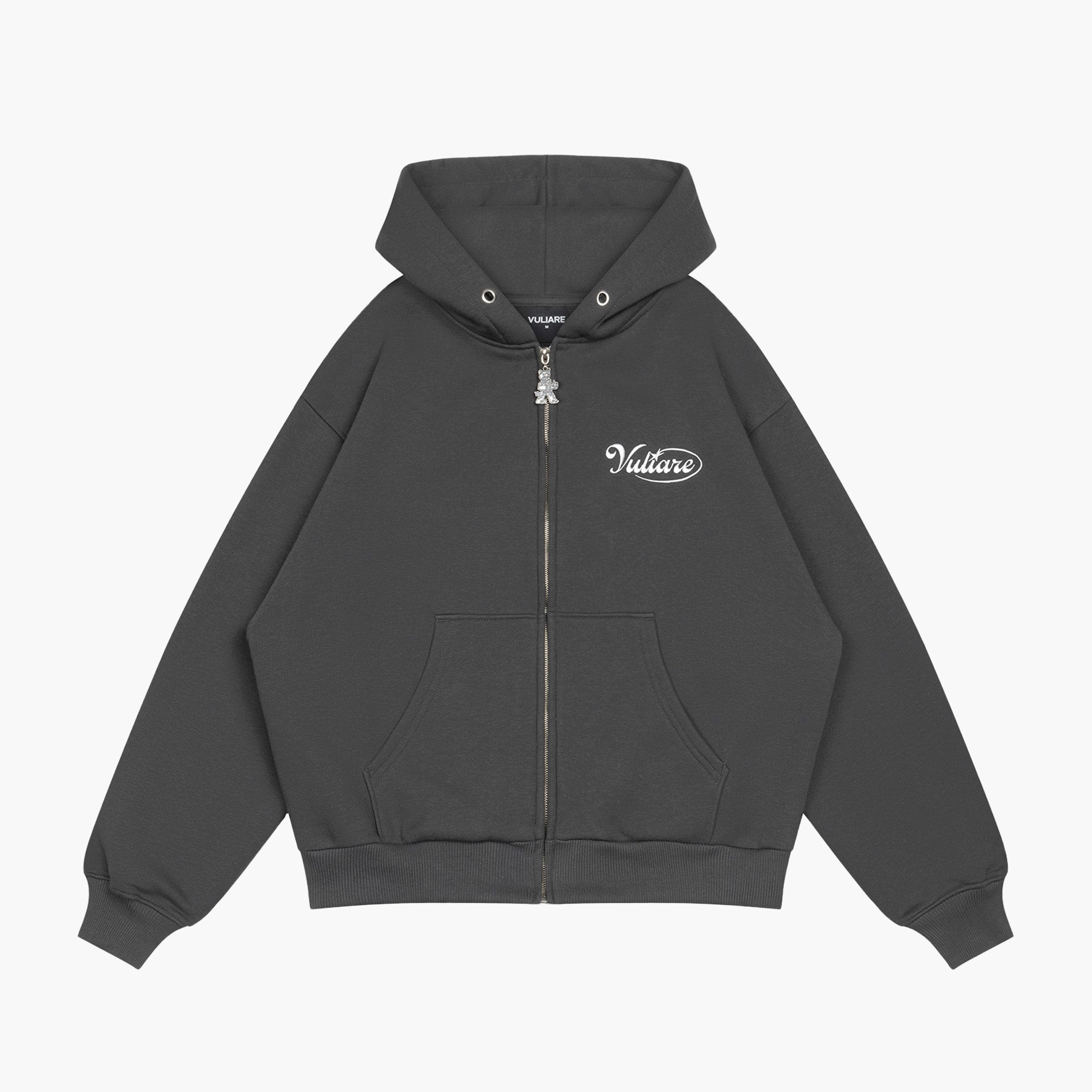SHOOTING STAR ZIP HOODIE (IRON)