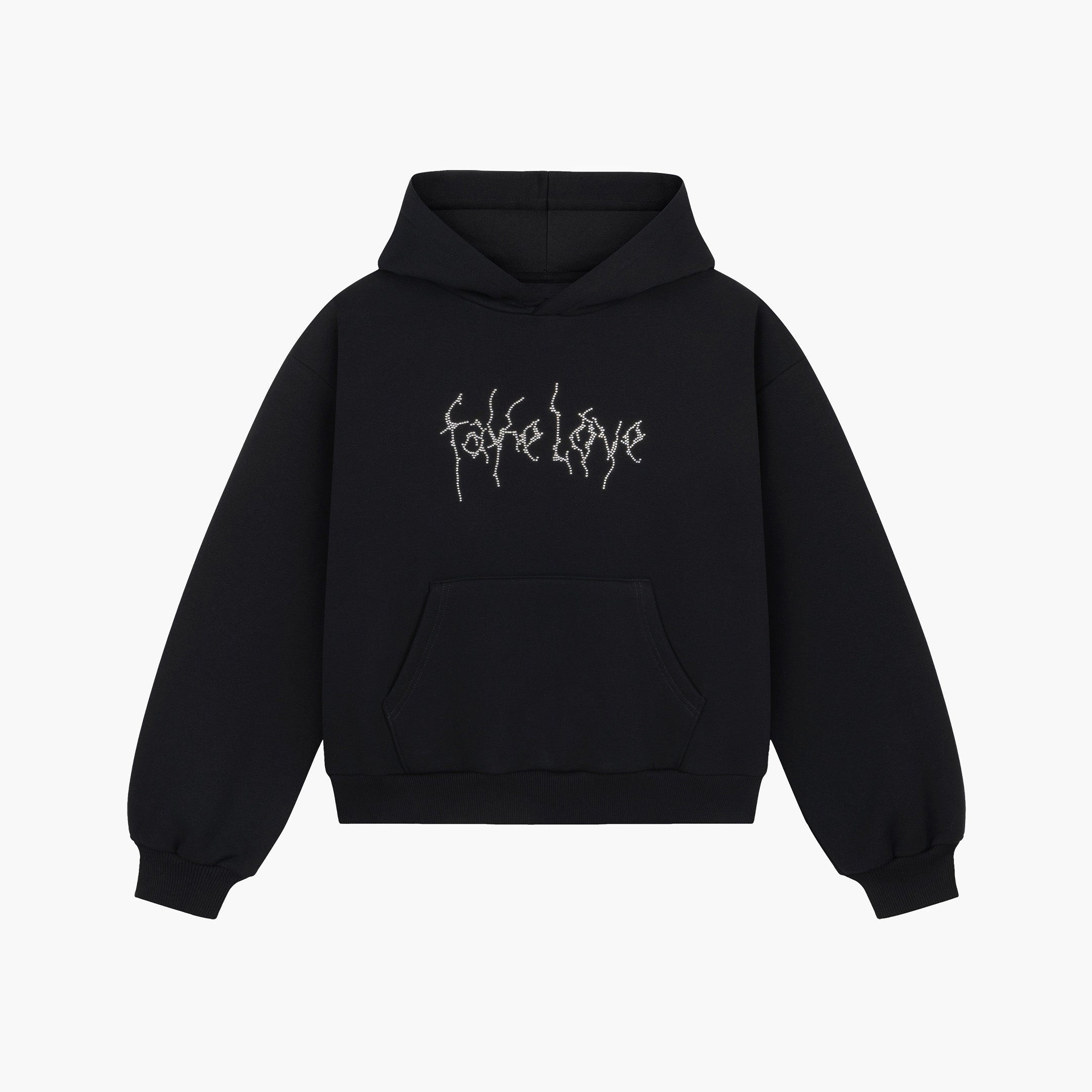 FAKE LOVE HOODIE (BLACK)