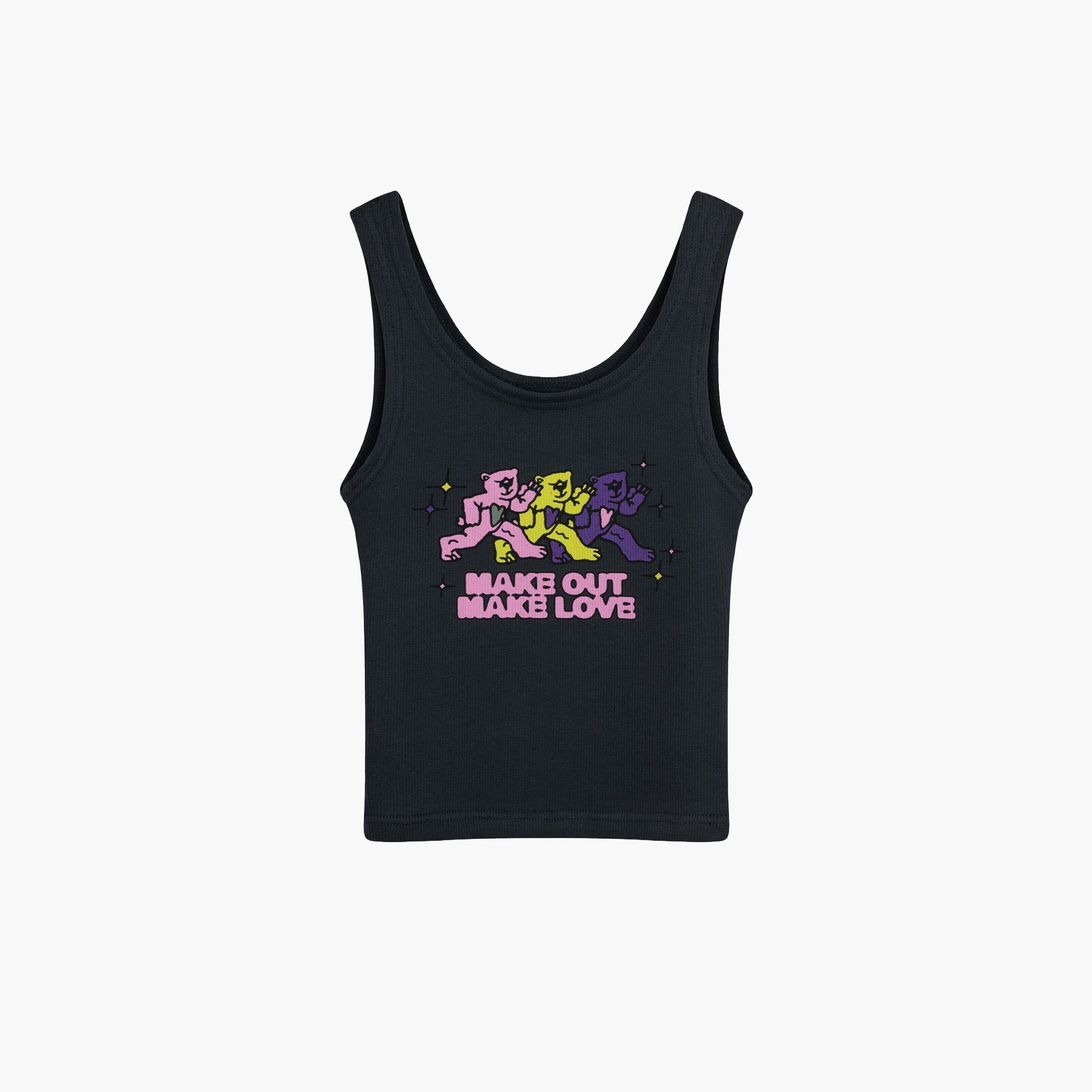 MAKE OUT CROPTOP (BLACK)