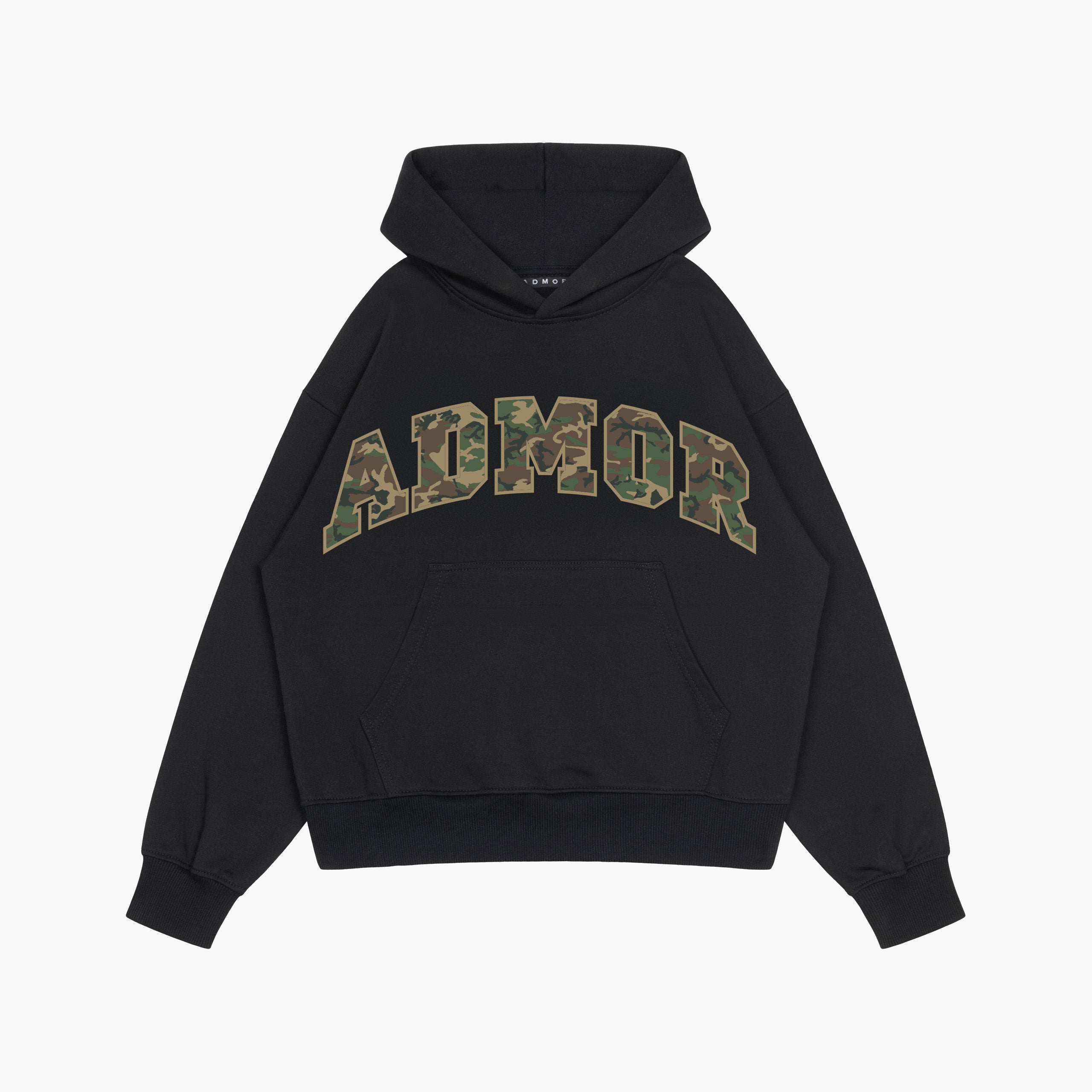 UNIVERSITY CAMO HOODIE (BLACK)