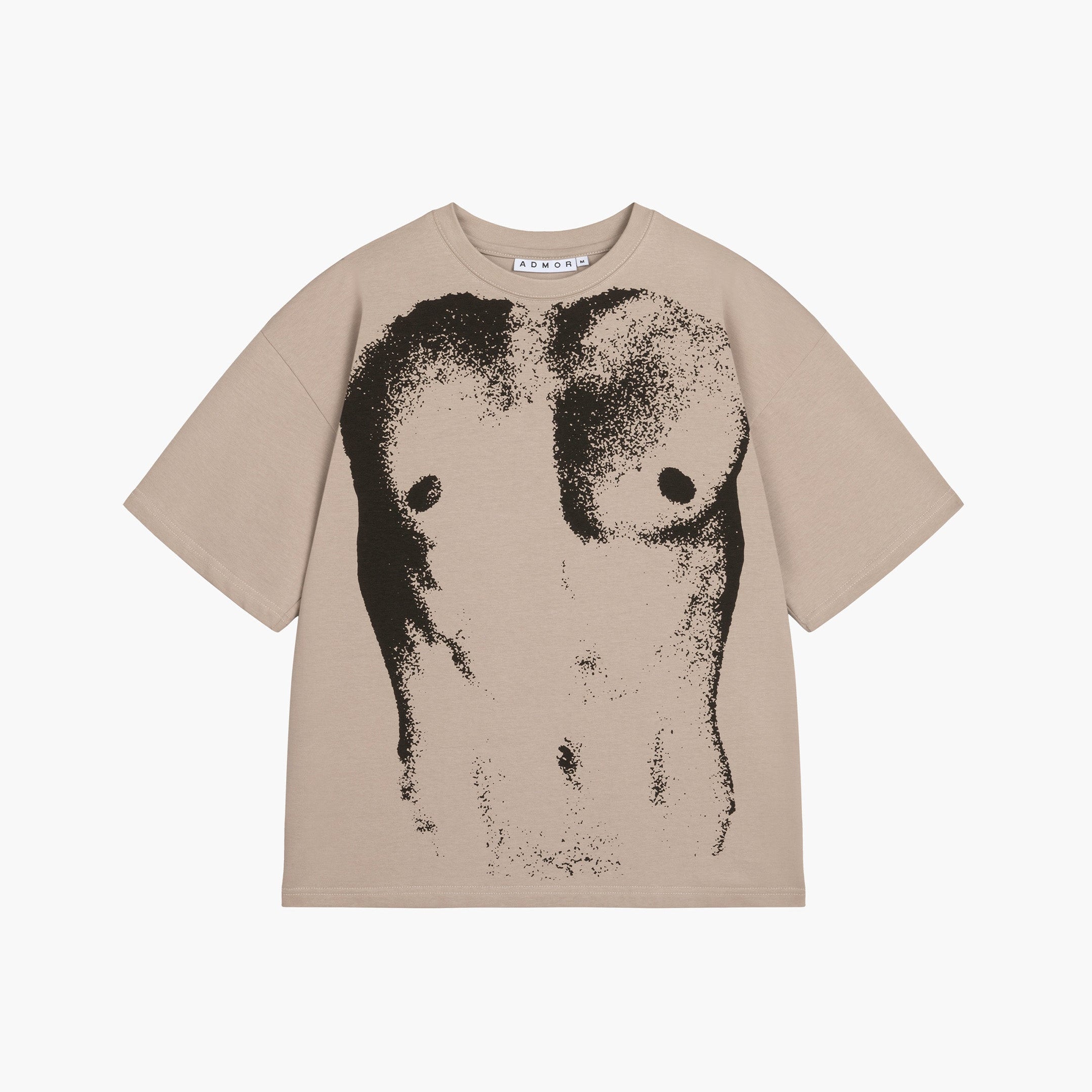 SILHOUETTE MALE HEAVY TEE (TAUPE)