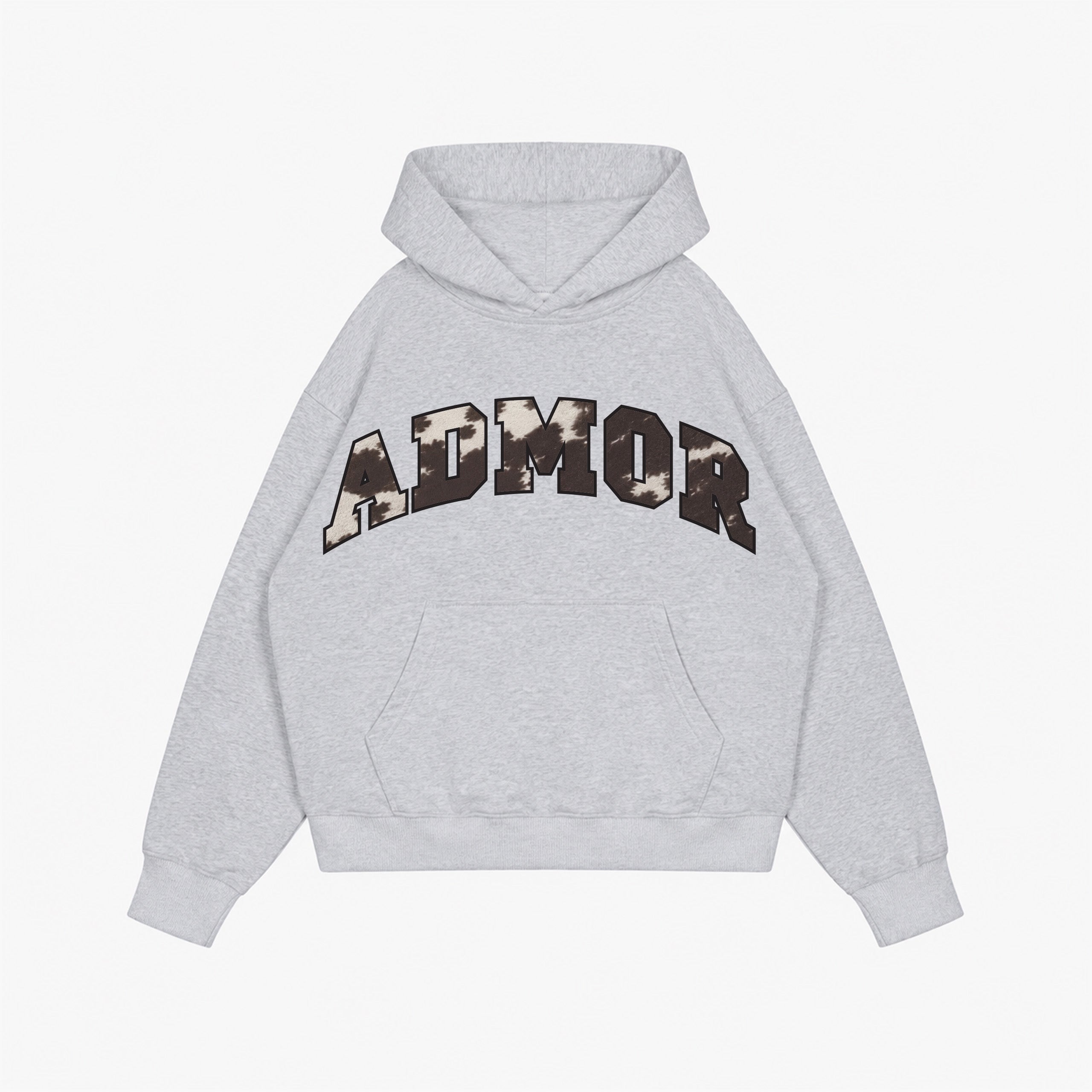 UNIVERSITY COW HOODIE (MELANGE)