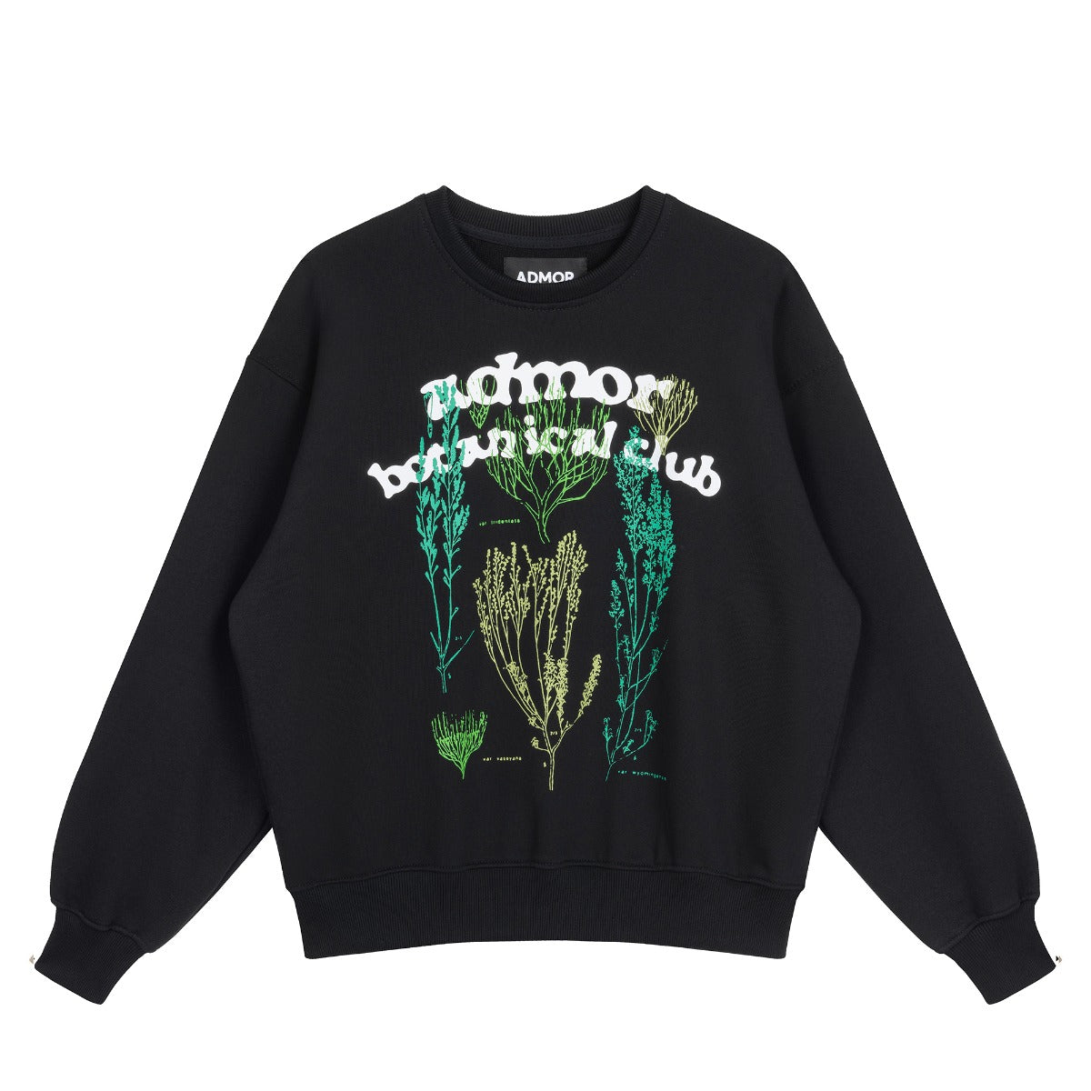 ADMOR BOTANICAL CLUB HEAVY CREWNECK (BLACK)