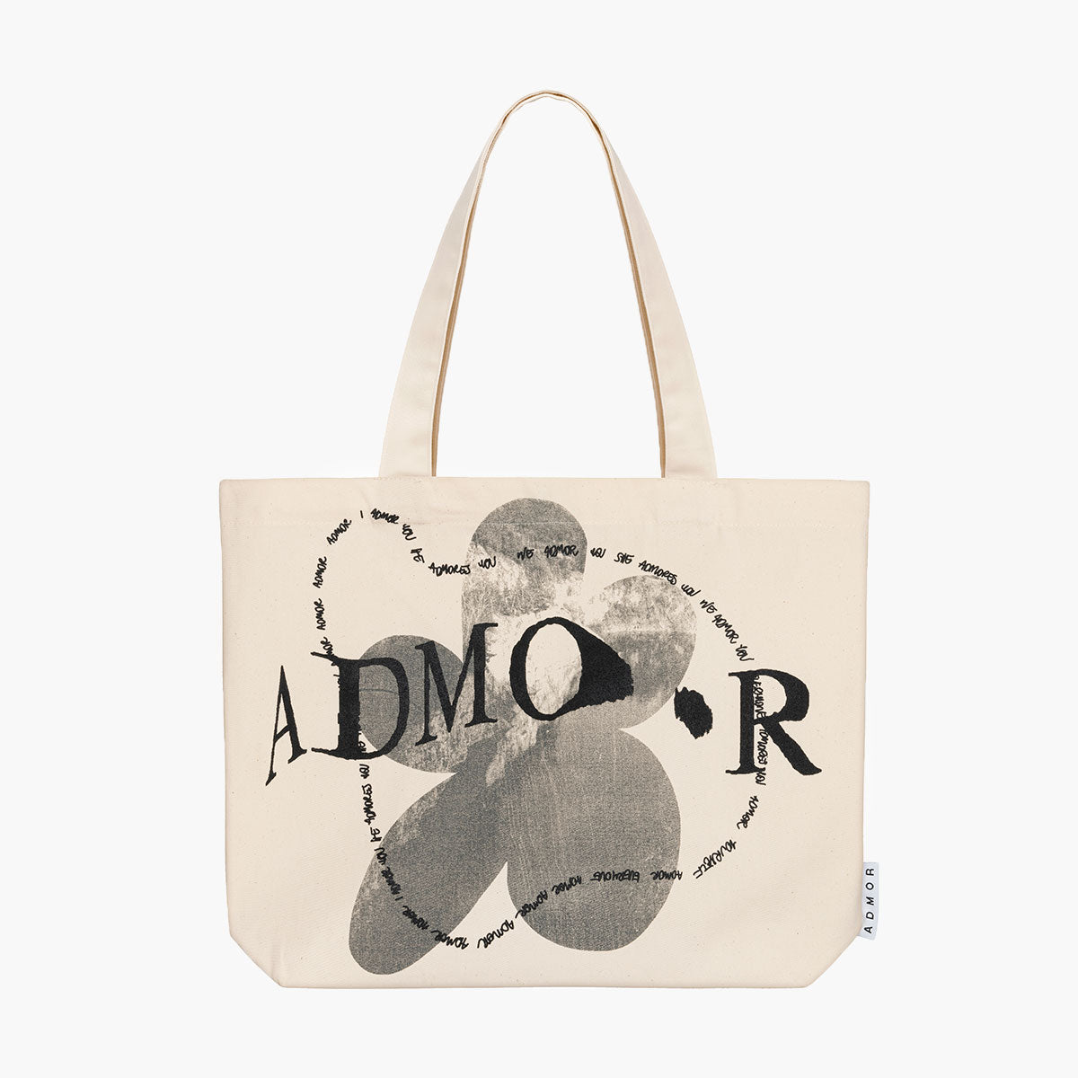 WE ADMOR YOU TOTE BAG (CREAM)