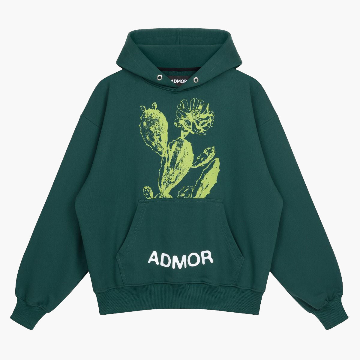 CACTUS HEAVY HOODIE (BOTTLE GREEN)