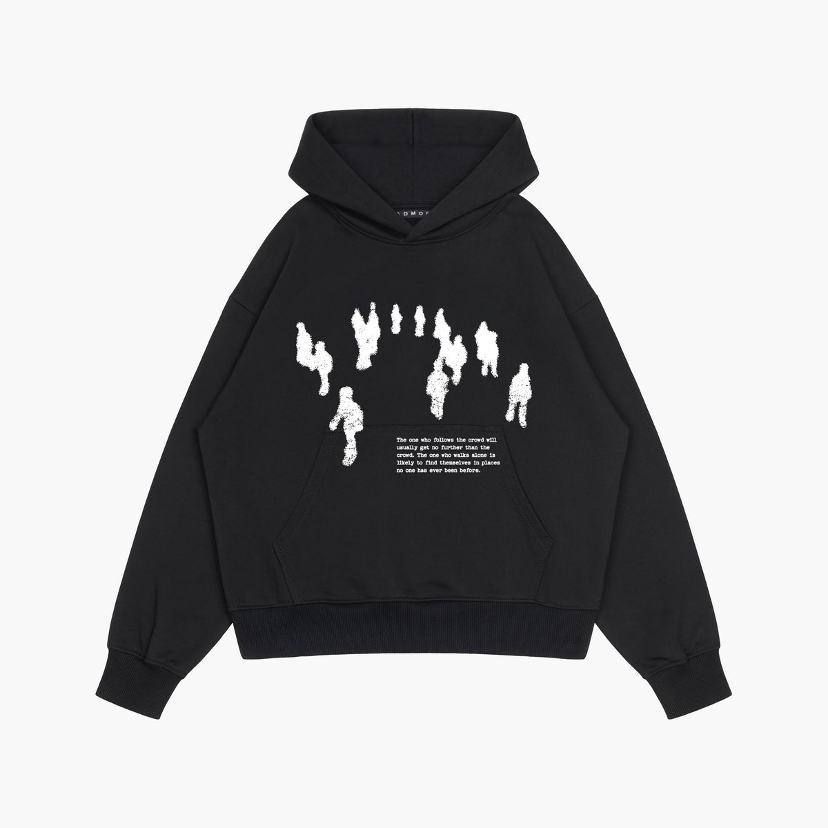 CROWD HEAVY HOODIE (BLACK)