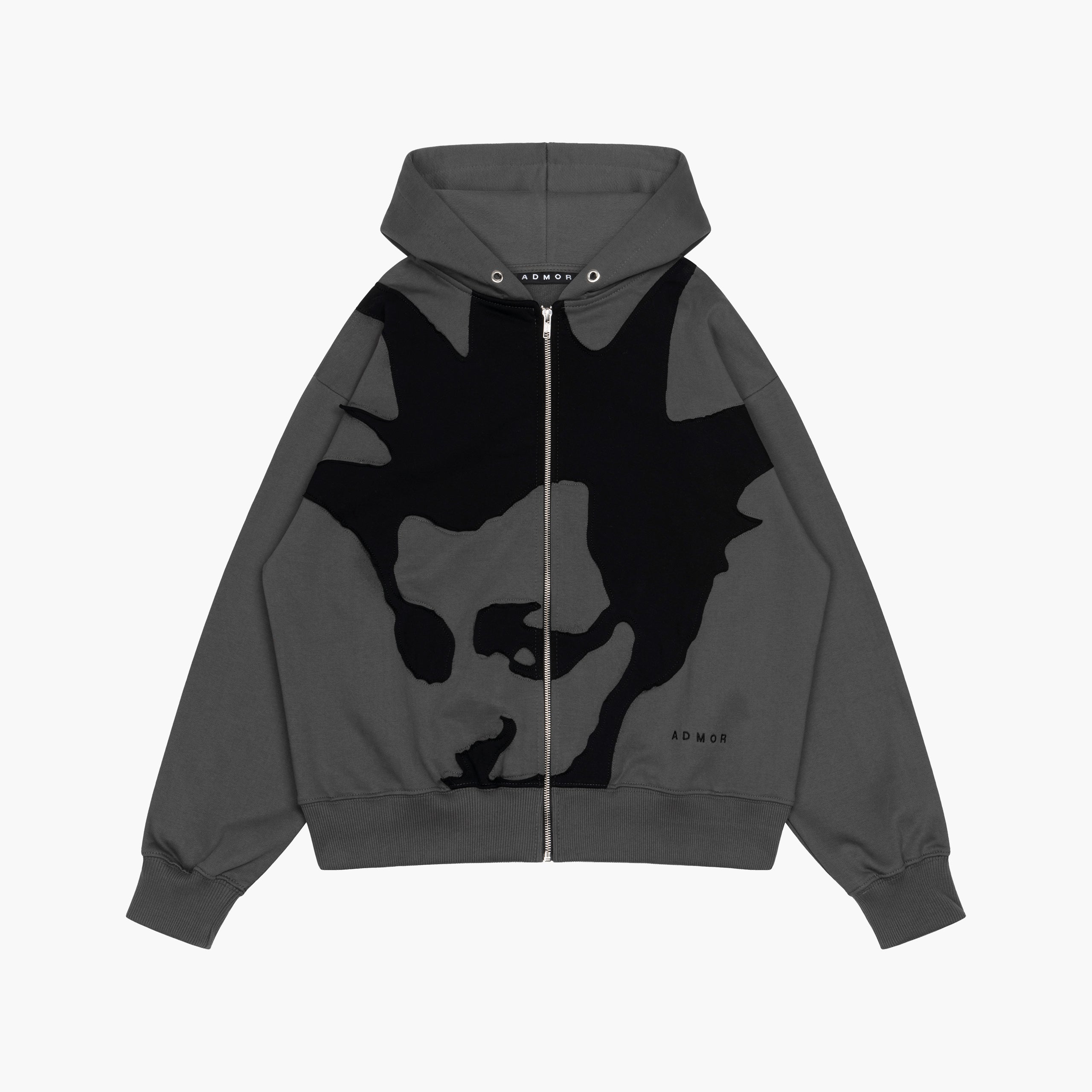 LIBERTY HEAVY ZIP HOODIE (IRON)