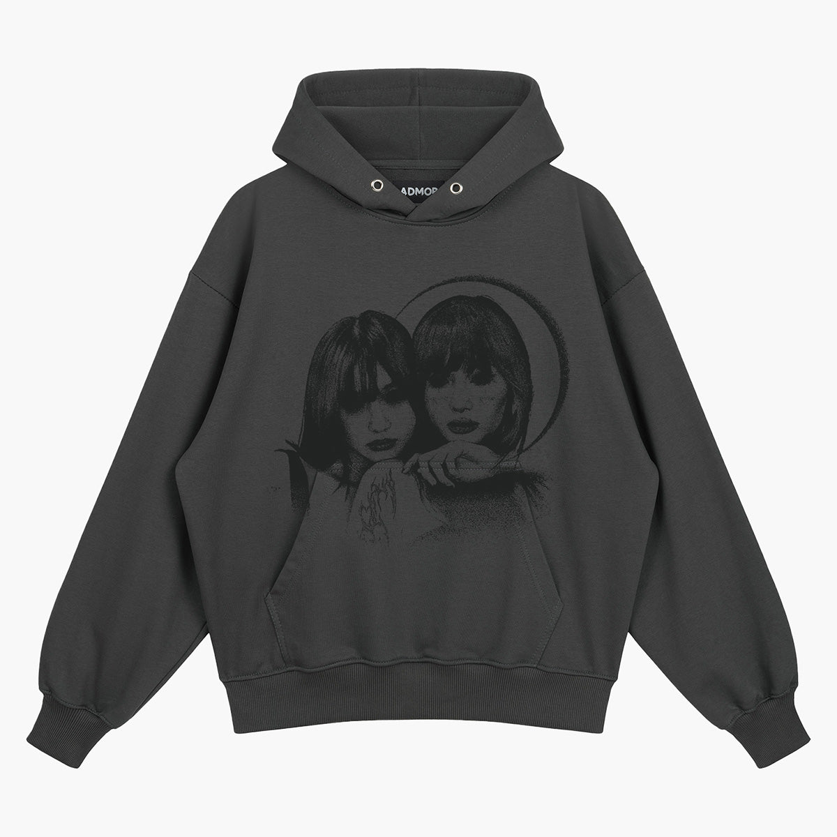 MOON LOVE HEAVY HOODIE (IRON)