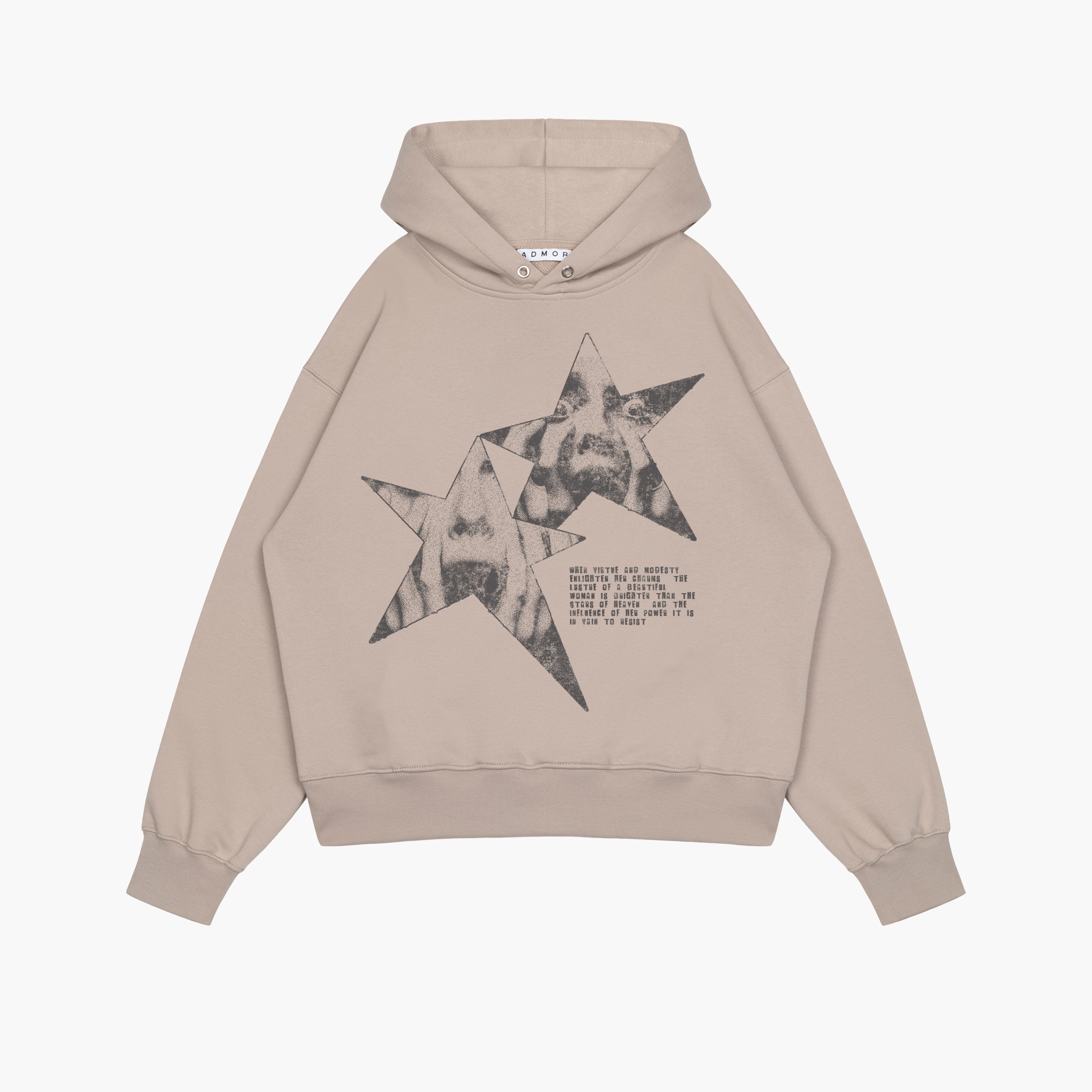 SCREAMING STARS HEAVY HOODIE (TAUPE)