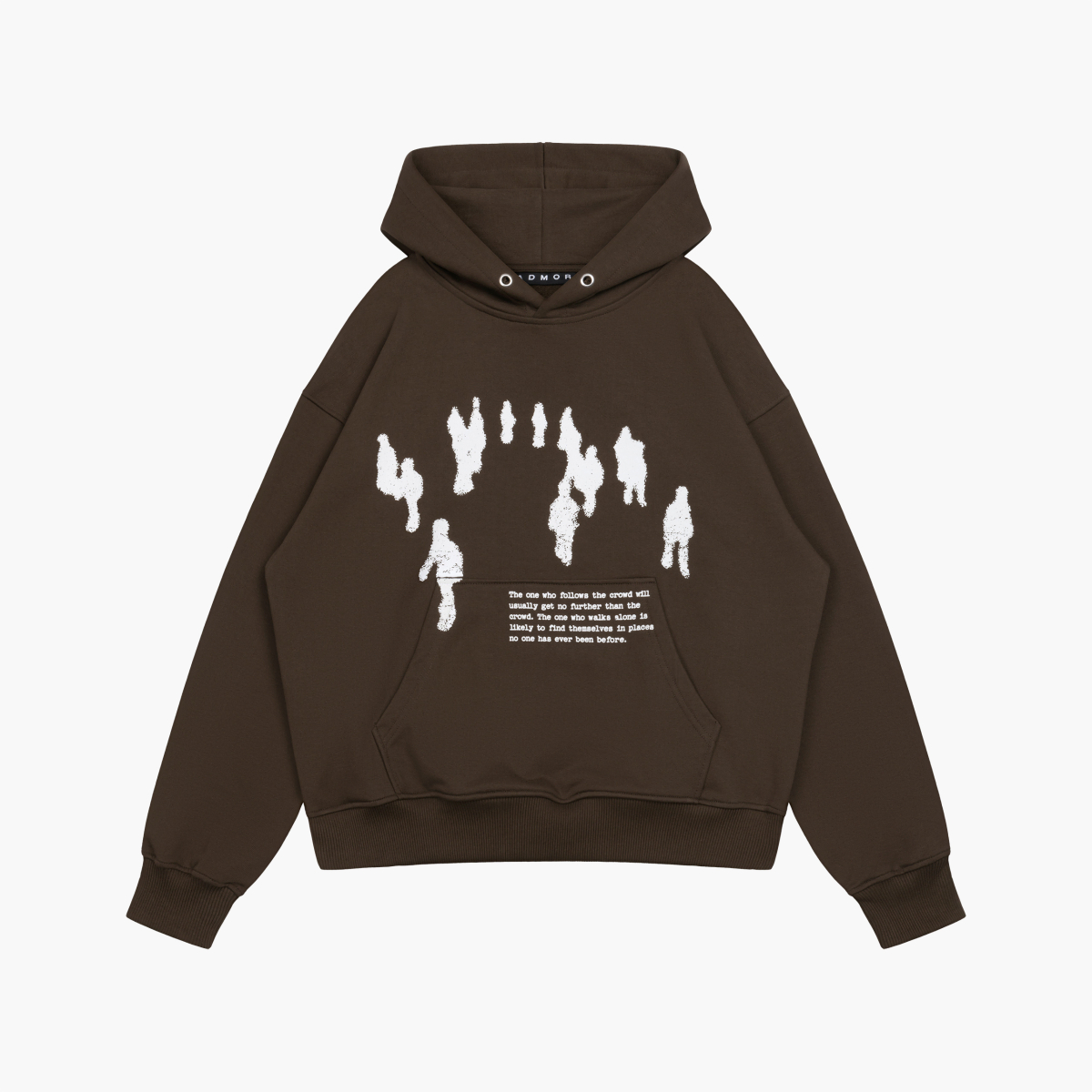 CROWD HEAVY HOODIE BROWN