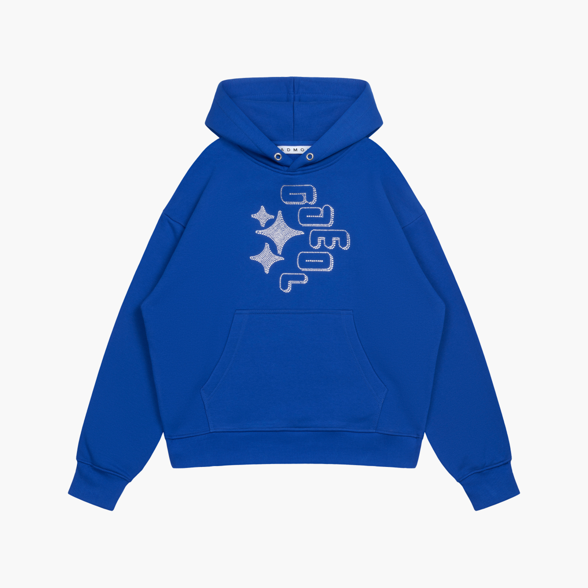 Light blue crystal hoodie clearance
