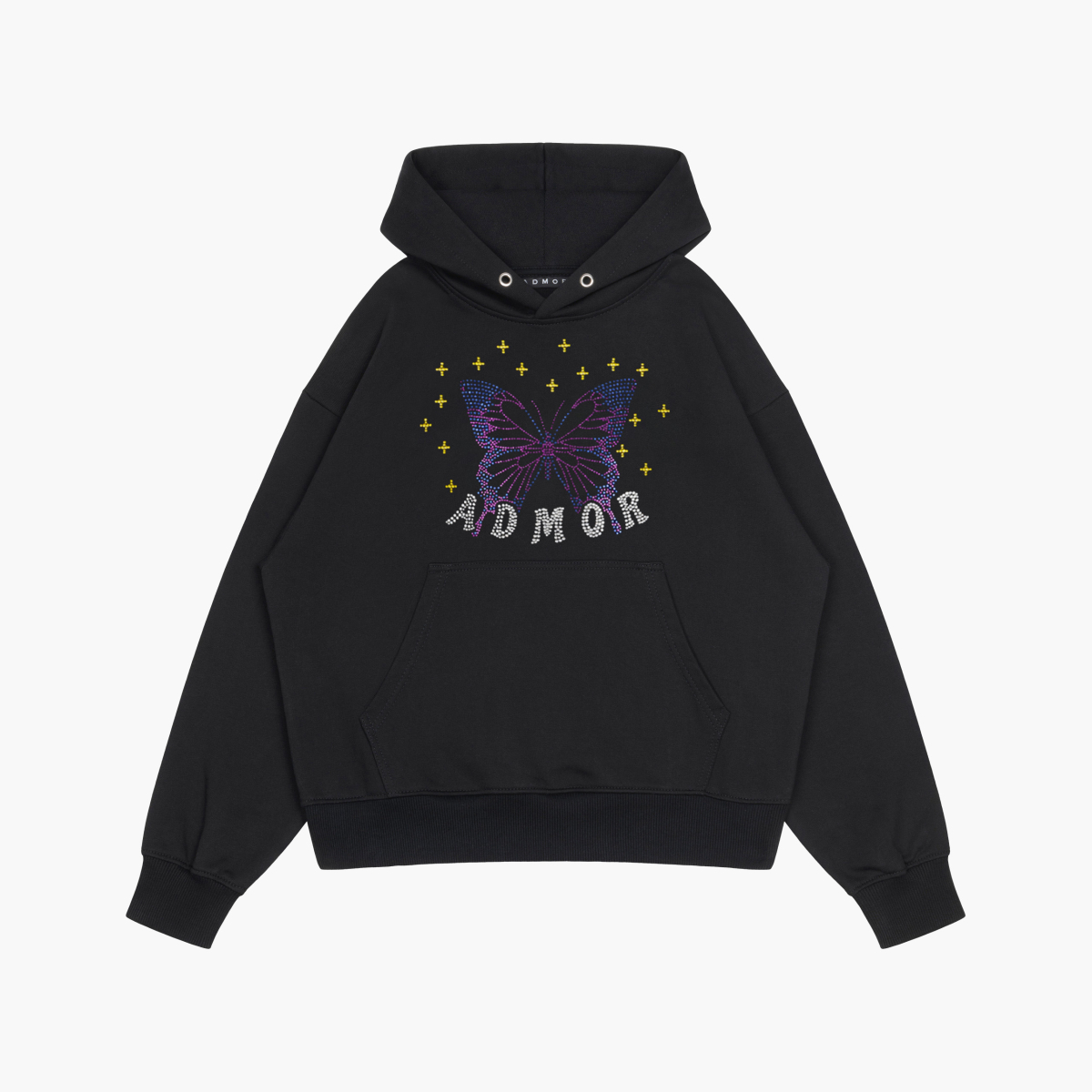 Butterfly hoodie black on sale