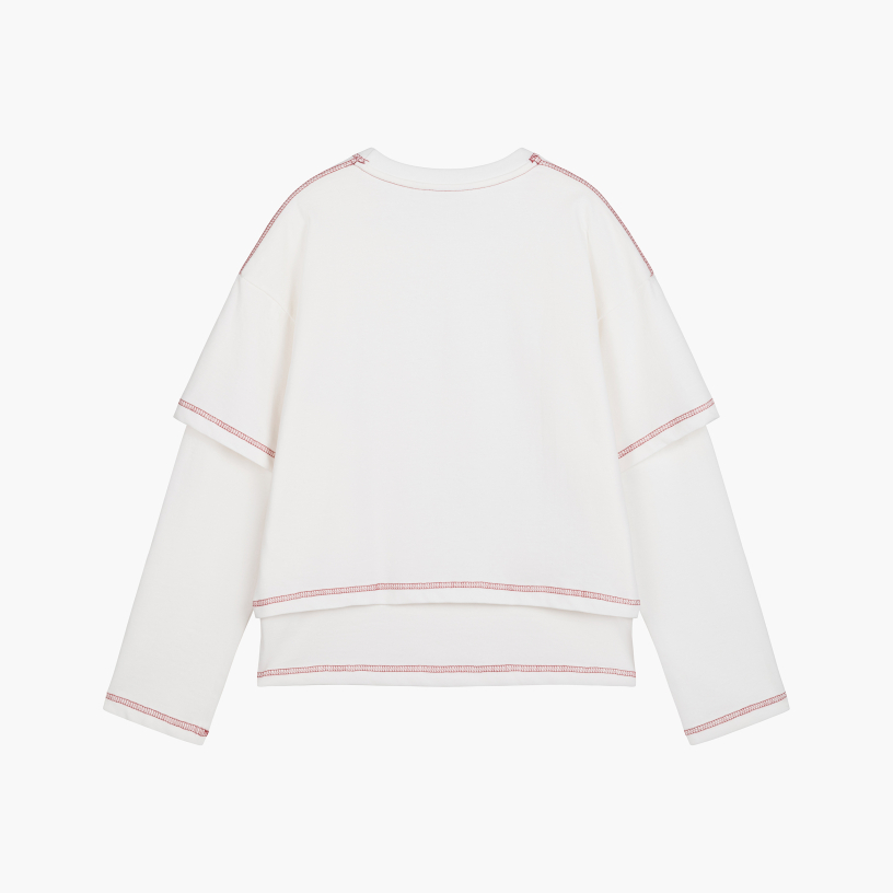STOP BEING RICH LONGSLEEVE (CREAM)