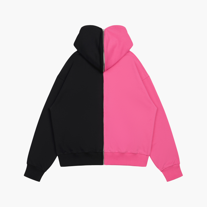 MERGED TEDDY INFINITY ZIP HOODIE