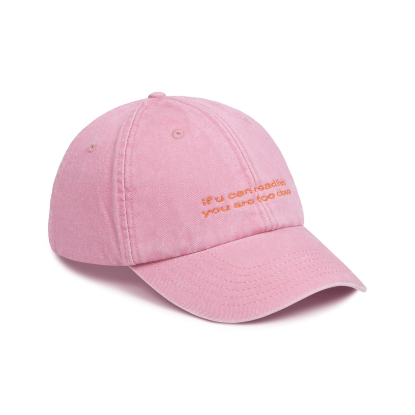 IF U CAN CAP (WASHED PINK)