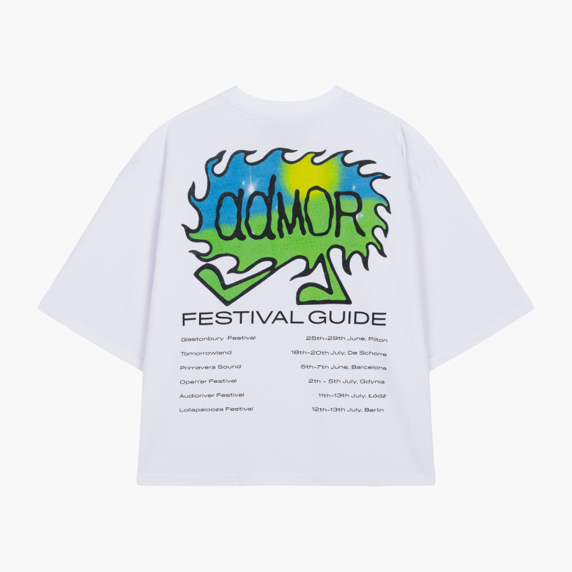 SUNRISE WALKS CROPPED BOXY TEE (WHITE)