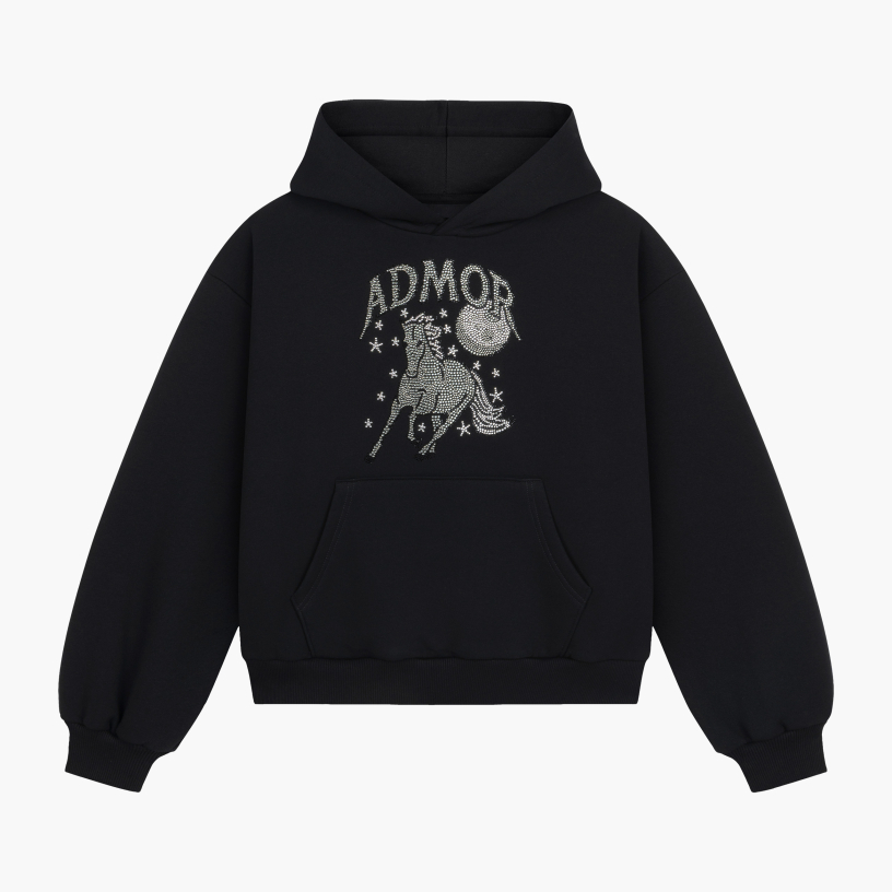 HORSE HOODIE (BLACK)