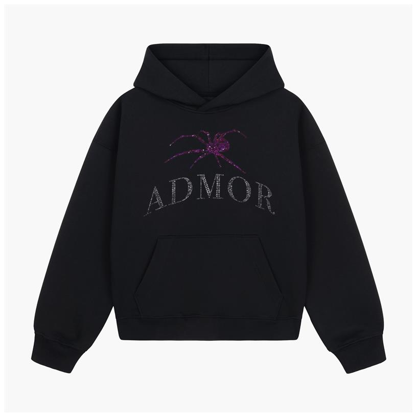 PURPLE SPIDER HOODIE (BLACK)