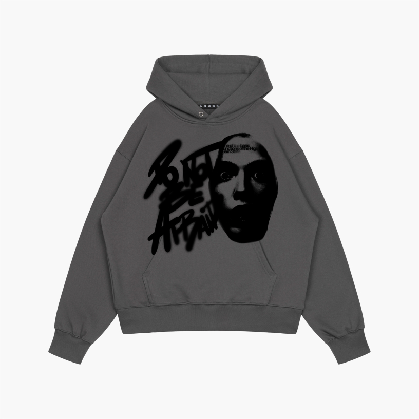 AFRAID HEAVY HOODIE (IRON)