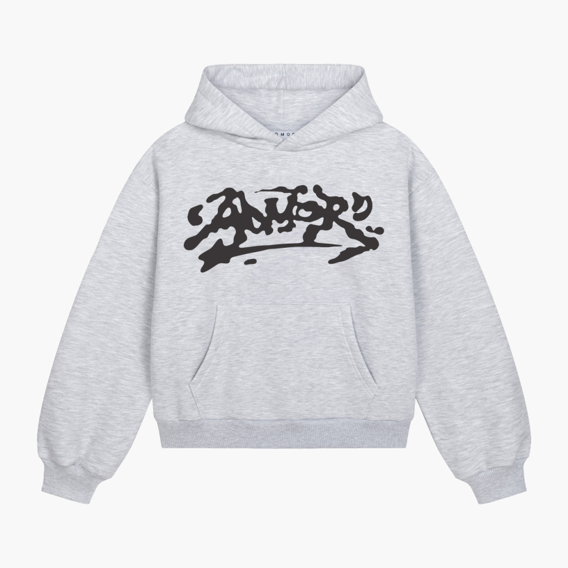 INK PUFF HOODIE (MELANGE)