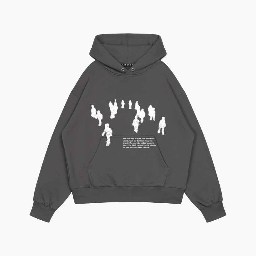 CROWD HEAVY HOODIE (IRON)