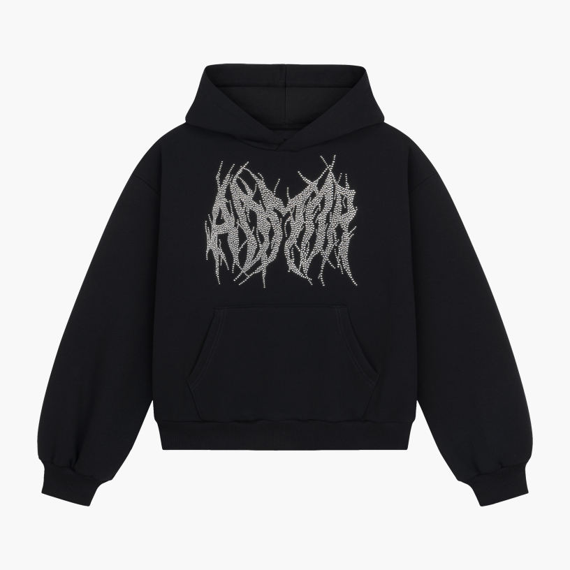 METAL HOODIE (BLACK)