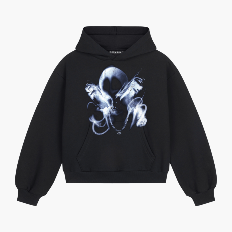 MYSTIC FACE HOODIE (BLACK)