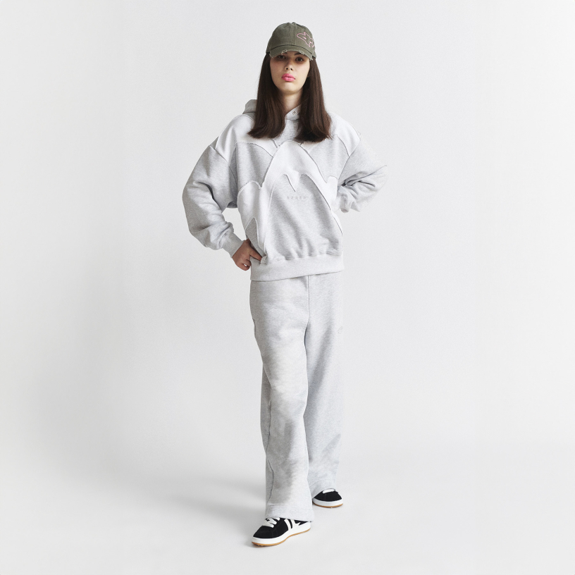 STRUCTURED ULTRA HEAVY HOODIE (MELANGE)