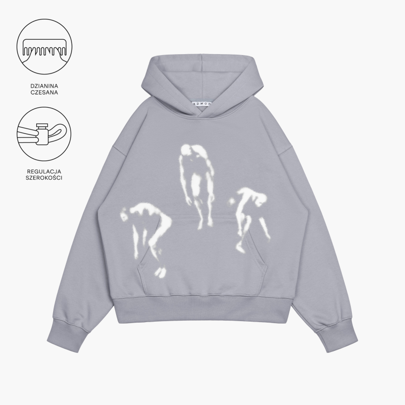 PLUMMET BOXY HOODIE (GREY)