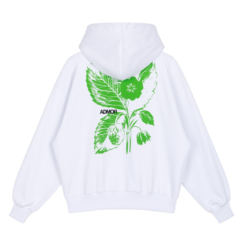 BLOOM HEAVY HOODIE (WHITE) 