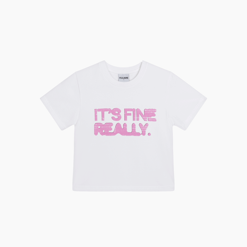 IT'S FINE BABY TEE (OFF-WHITE)