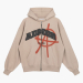 "A" GRADE HEAVY ZIP HOODIE (TAUPE) 