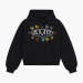 AMR FLOWERS CRYSTALS HOODIE (BLACK)