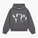 CROWD BOXY HOODIE (IRON)