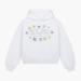 AMR FLOWERS CRYSTALS HOODIE (CREAM)
