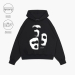 GHOSTS BOXY HOODIE (BLACK)