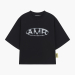 METAL CROPPED BOXY TEE (BLACK)